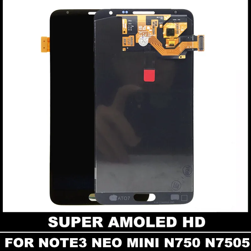 

For Samsung Galaxy Note3 Mini Lite N750 N7502 LCD Display for Note 3 Neo N7505 Touch Screen Digitizer Assembly LCDs Replacement