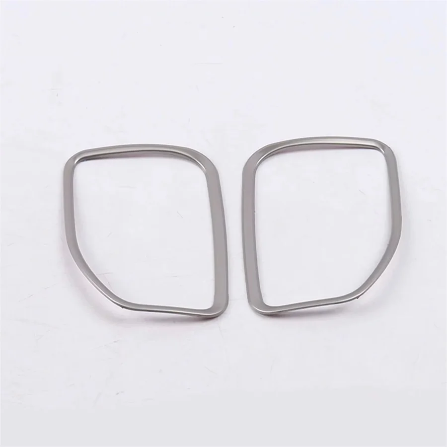 

For Mitsubishi Outlander 2014-2019 Stainless Steel Dashboard Console Air Vent Outlet Cover Trim Frame Car Styling Accessories