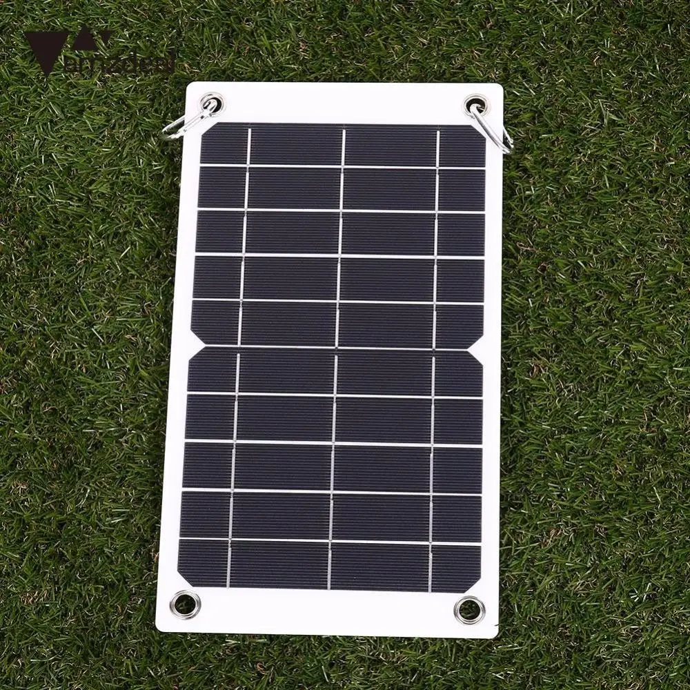 amzdeal 7.5W 5V Solar Panel Outdoor Portable Mobile Phone Battery