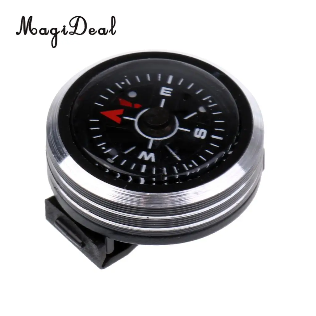 Portable Watch Band Slip Slide on Navigation Wrist Compass for Survival Camping Hiking Boating