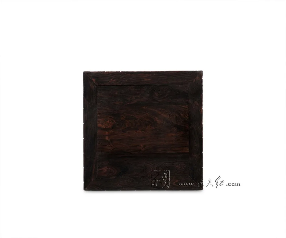 Chinese Classical Furniture Burma Rosewood Flower Stand with Lotus Patterns Home Decoration Burmase Luxurious Solid Wooden Table