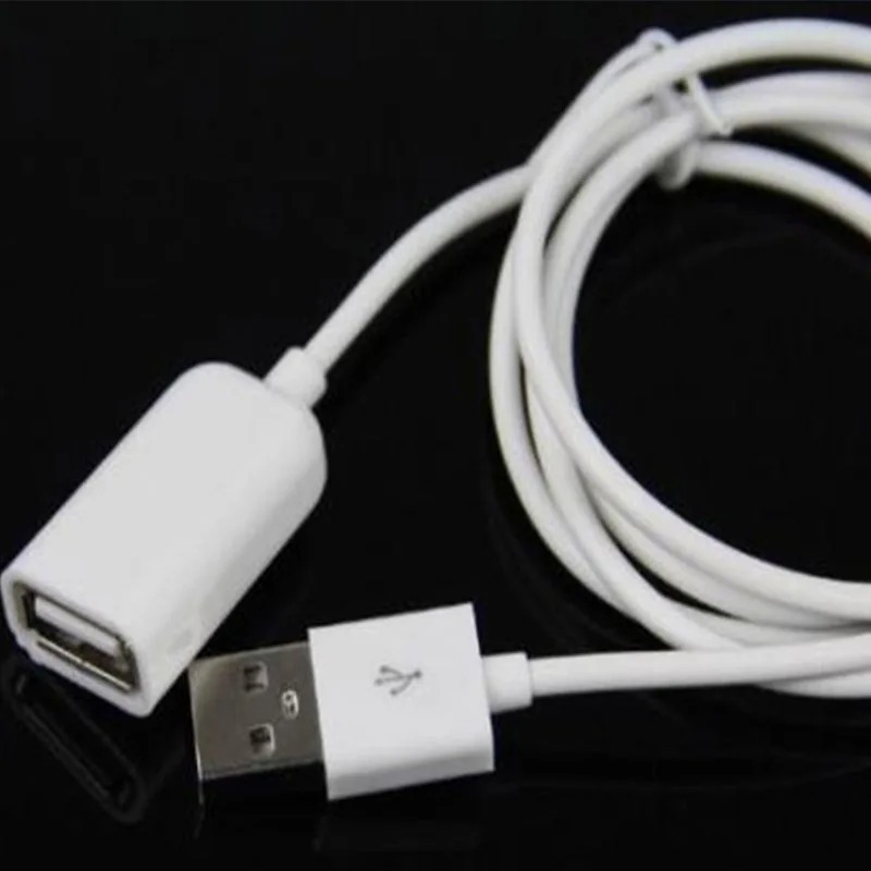 New 1M 3FT USB 2.0 A Male to A Female Extension Extender Cable Cord Adapter High speed Charger For USB Flash Drive Mouse PC 