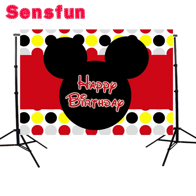 Cartoon Mickey Mouse Custom Photography Studio Backgrounds Newborn