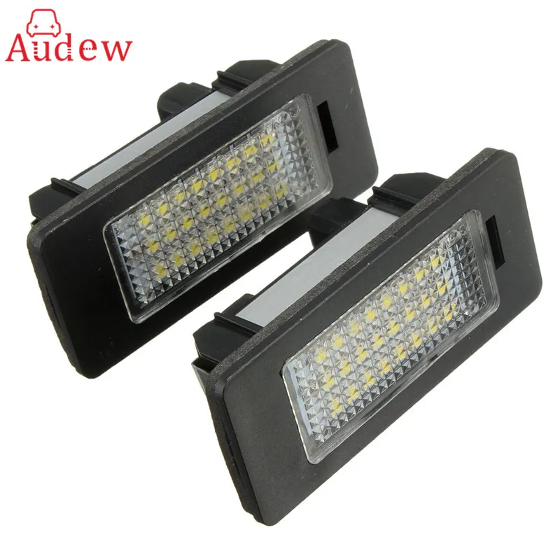 2X E marked OBC Error Free 24 LED White License Number Plate Light font b Lamp