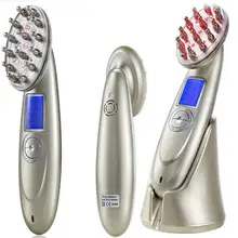 Rf EMS волос лазера отрастающая щетка предотвратить от выпадения волос светодиодный фотонный лазер массажка для волос головы Вибрационный массажер