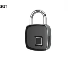 Bluetooth замок с защитой от отпечатков пальцев IP54 смарт-зарядка через usb и аварийный безопасный защитный чехол для двери велосипеда и багажа