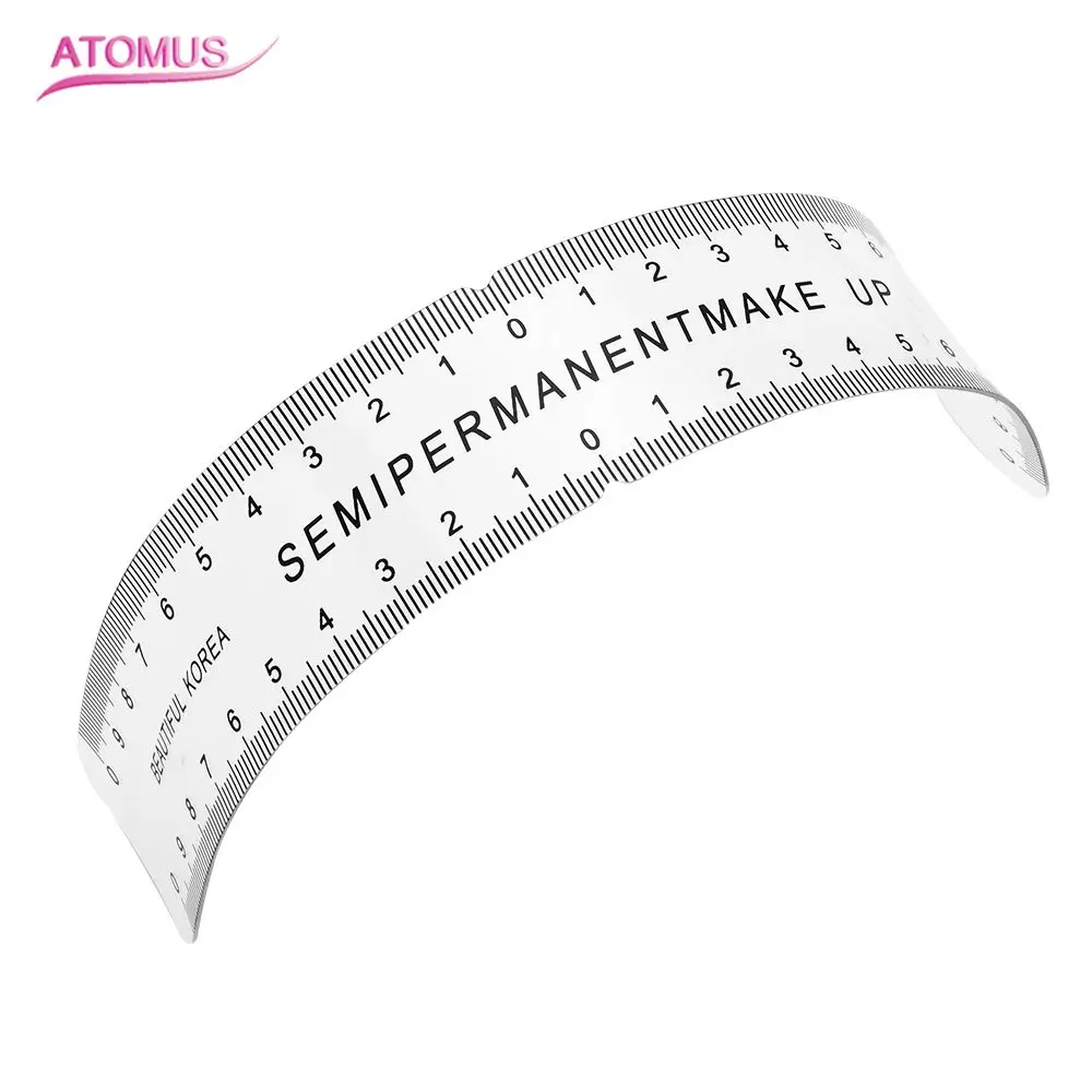 permanent makeup stencils plastic eyebrow ruler measure