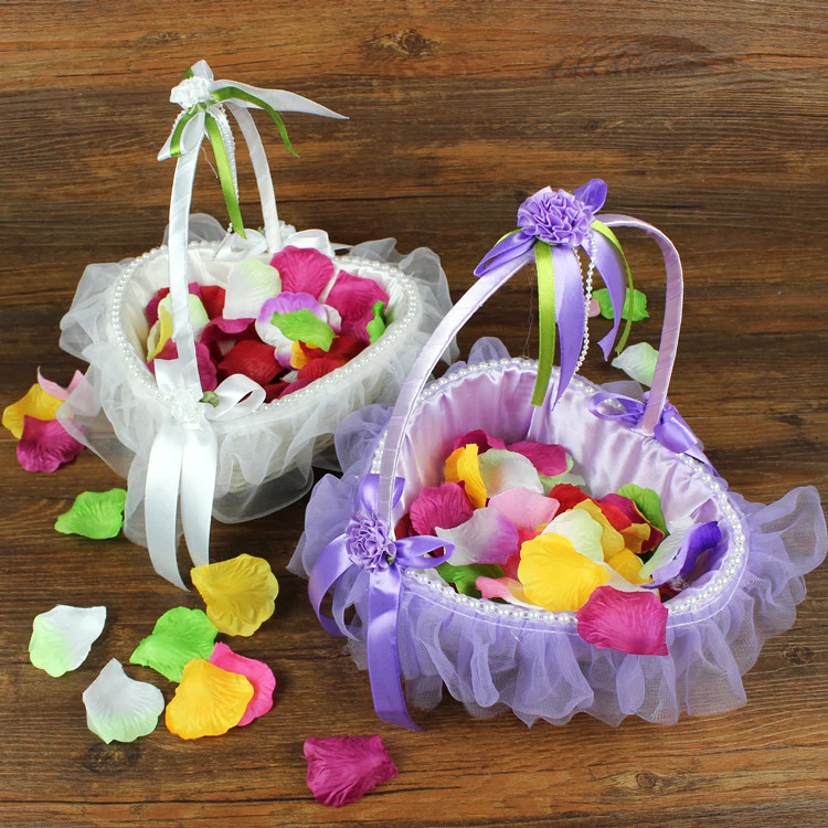 Buy Wedding suppliesFlower Petal Basket bridesmaid