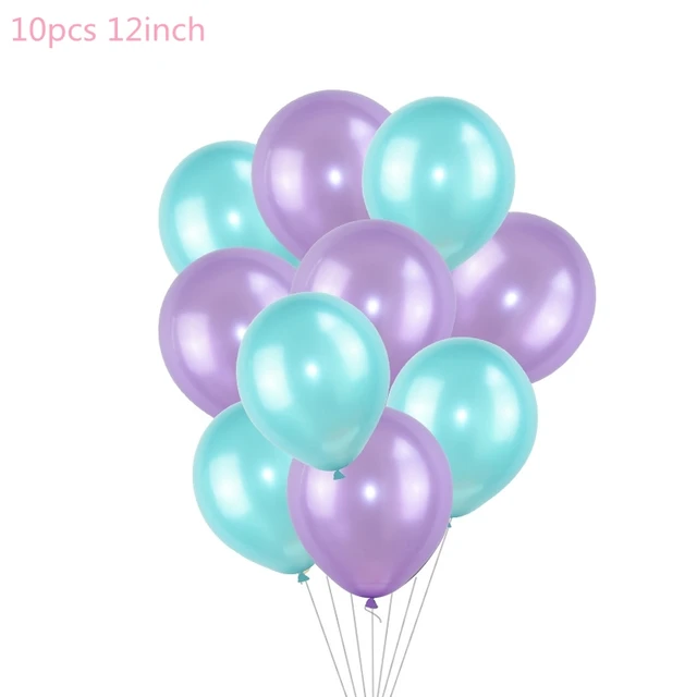 1 Set Unicorn Party Balloons Birthday Baloon Unicorn Decoration Latex Confetti Balloon Birthday Party Decoration Balloons Kids 10pcs balloons