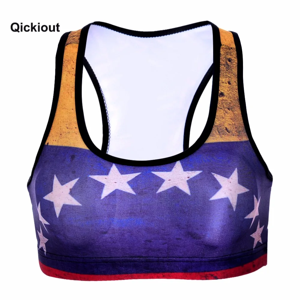 

Qickitout 2016 New Fashion Women's Top Bra Vest Slim Underwear Stitching Color Five-star Push Up Bra Sexy Plus Size