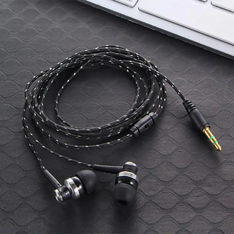 Наушники 3,5 мм в уши, проводные наушники для телефонов, стерео наушники с басами для xiaomi redmi huawei Phone MP3