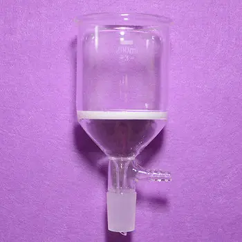 

200ML,24/29 Ground Joint,Filter Funnel,10MM Hose Connection,Porosity 3#