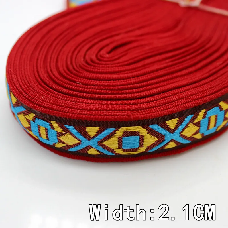 5yards-100yards/лот 7/8 ''21 мм ширина вышивка жаккардовая тесьма DIY ручной работы для шитья лента ковер декоративные края аксессуар