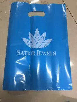 

W20xH30cm(7.8' *11.8' ) A4 custom name logo plastic tote gift bag/printed LOGO promotion product Custom display packaging bag