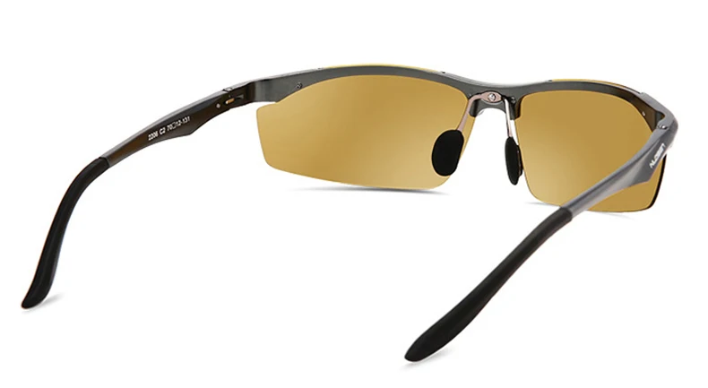 Лучшие Мужские День Ночь фотохромные поляризованные солнцезащитные очки для водителей Мужская безопасность вождения Рыбалка Каякинг UV400 Солнцезащитные очки YB2206