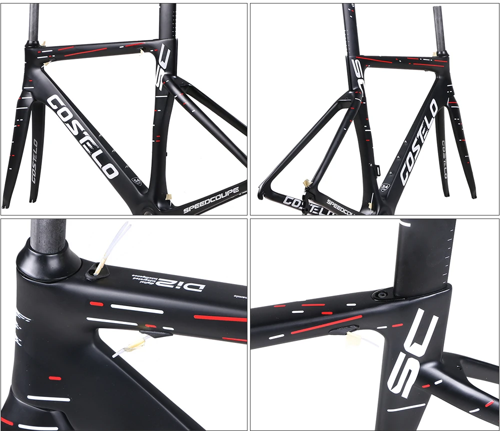 Perfect 2018 Costelo Speedcoupe carbon road bike frame Costelo bicycle bicicleta frame carbon fiber bicycle frame 49 51 54 56 58 10