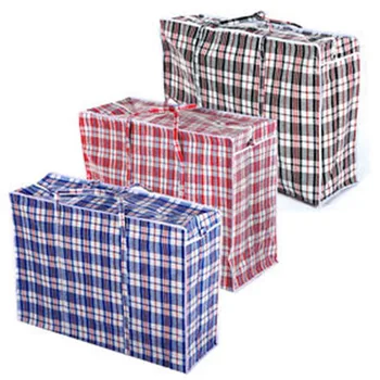 

RED REUSABLE LAUNDRY STORAGE BAGS ECO ZIPPED STRONG JUMBO LARGE MEDIUM