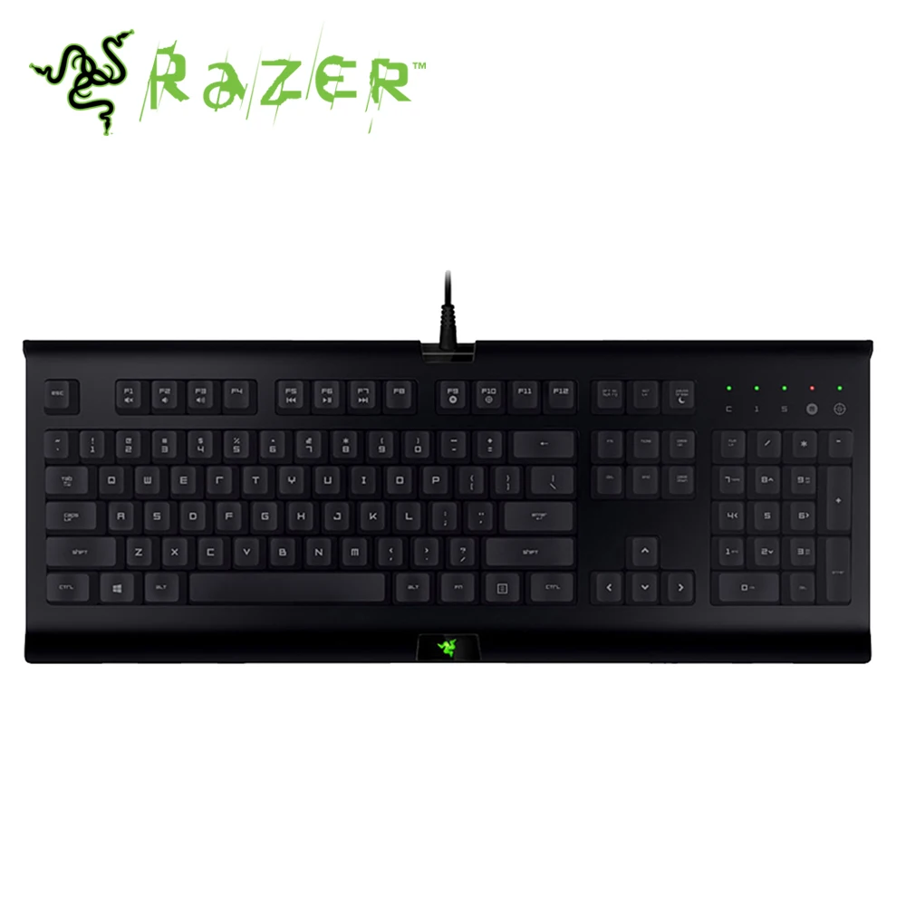 

Original Razer Cynosa Wired Membrane Gaming Keyboard Macro Recording Programmable Keys Splash-proof No Backlight Gaming Keyboard