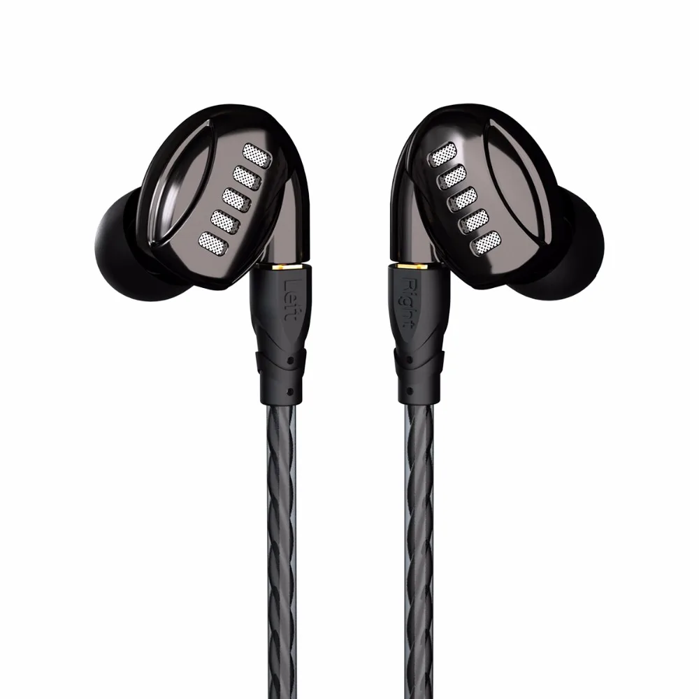 Оригинальный bgvp dm5 2DD + 2BA Гибридный в ухо наушники HiFi DJ monito Бег спортивные Earplug