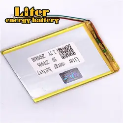 1,0 мм 5pin разъем 376996 2800mah 3,7 V плоская аккумуляторная чистая lipo батарея для планшетных ПК 7 дюймов 8 дюймов 9 дюймов MP4 MP5