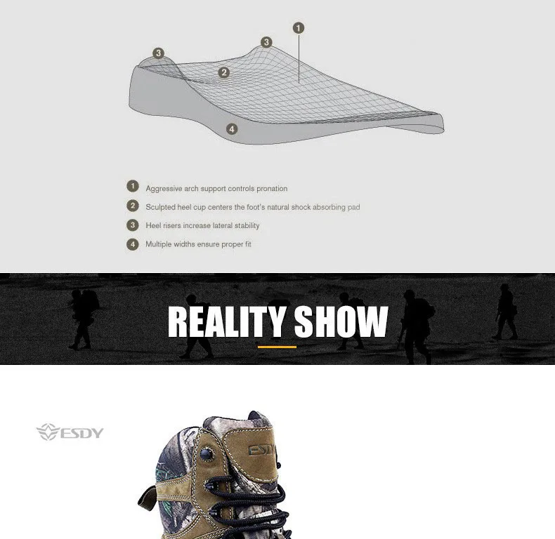 Натуральная кожа Esdy фирменный дизайн мужские военные тактические ботинки для мужчин для охоты в пустыне черные мотоциклетные армейские ботинки