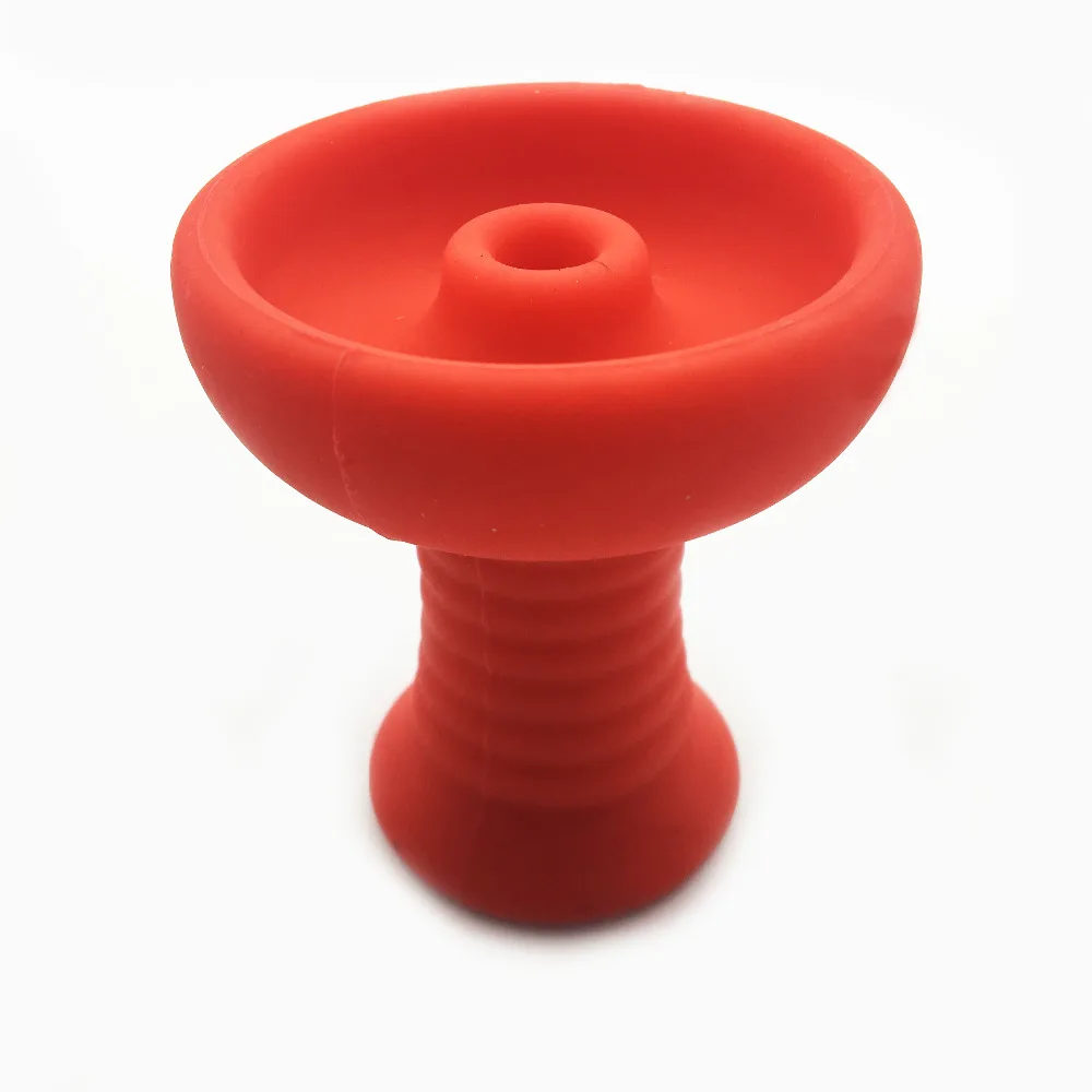 Good Quality Red color 1 pc Multi Hole Silicone Shisha Hookah Bowl