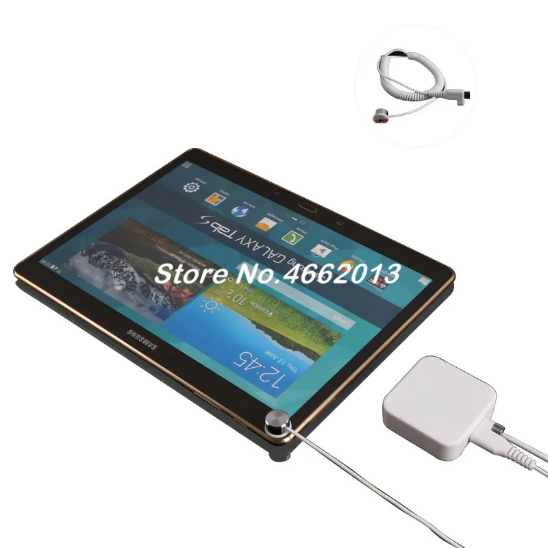 

Cell Phone Security Stand Tablet Display Holder Laptop Alarm Lock ipad sensors cable PC anti-theft Device For Watch Earphone