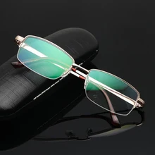 Полная оправа, металлическая оправа, очки для чтения для мужчин и женщин с пленочным покрытием, линзы из смолы, очки для чтения