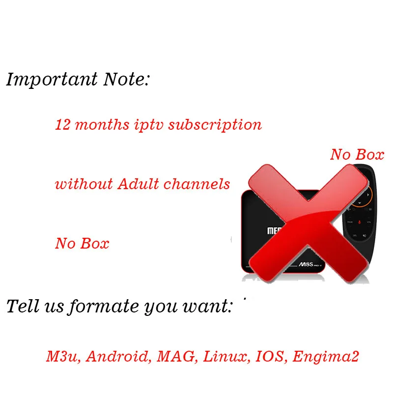 12 month no hot IP ТВ Бразилия Latino голос Управление HD Android ТВ коробка для Чили Эквадор Колумбия Перу Уругвай Парагвай Аргентина Смарт ТВ M3U код - Цвет: 12 month no hot