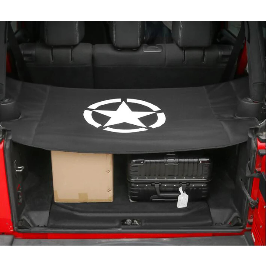 Best Price Kofferbak Staart Deur Star Cover Gordijn Schroef Gesp Tool Kit Styling Accessoires Fit Voor Jeep Wrangler 4 deuren 2007 up