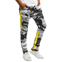 Мужские комбинированные камуфляжные комбинезоны, повседневные спортивные рабочие повседневные брюки с карманами, мужские брюки, мужские тренировочные брюки