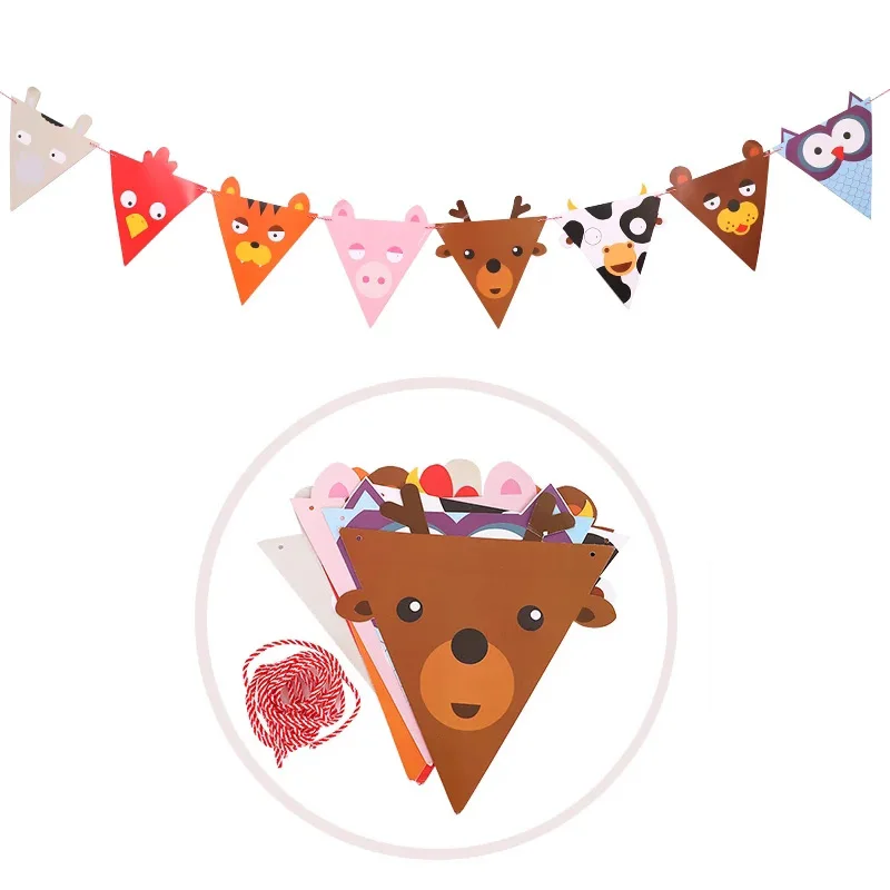 

Baby Shower Decorations Animal Banner Babyshower Party Decor First Birthday Boy Party Kids Birthday Party Decorations Kids