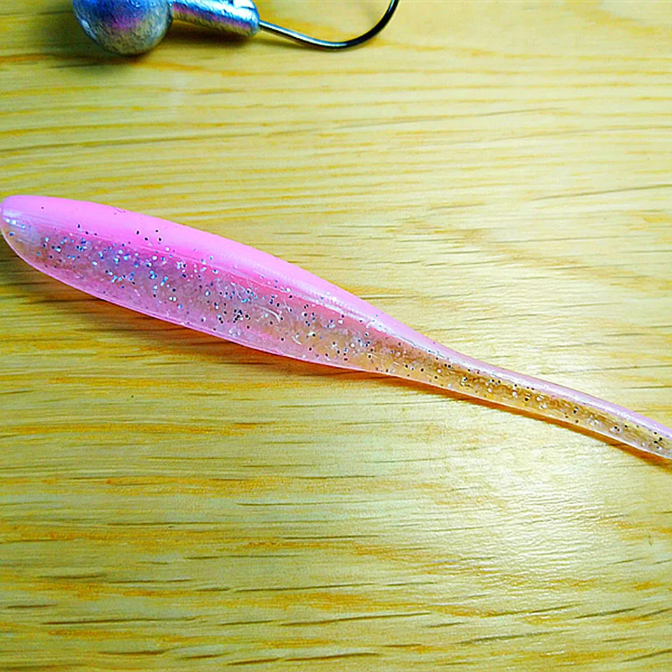 WALK FISH Мягкая силиконовая рыболовная приманка 8 шт./лот 80 мм 1 9 г для рыбной ловли