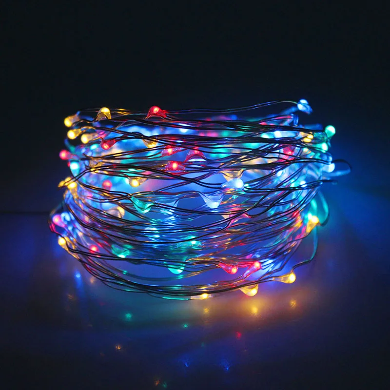 

5M Copper Wire LED String Lights Holiday Lighting Fairy Lights Christmas Garland For New Year Wedding Party Decoration