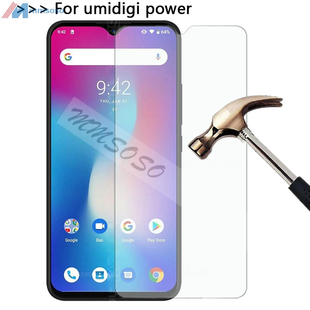 

9H Tempered Glass For UMIDIGI Power GLASS Protective Film Screen Protector cover Mobile phone For UMIDIGI Power