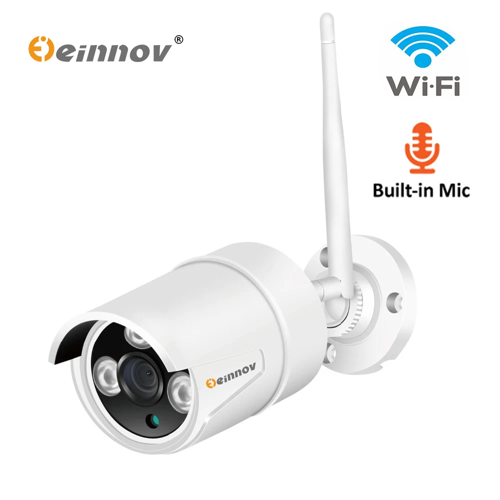 

Einnov Outdoor Video Surveillance Wireless Security Camera IP Camera Wifi 1080P 960P 2MP Audio System Waterproof HD SD Card Slot