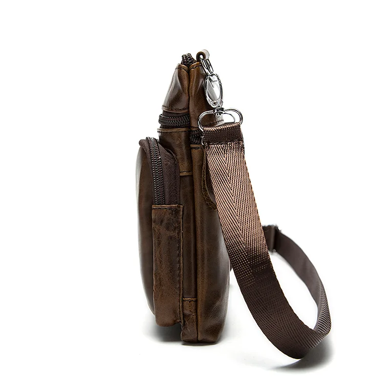 OTHERCHIC Genuine Leather Bags Men High Quality Messenger Bags Small Travel Dark Brown Crossbody Shoulder Bag For Men 7N04-14 OTHERCHIC Genuine Leather Bags Men High Quality Messenger Bags Small Travel Dark Brown Crossbody Shoulder Bag For Men 7N04-14