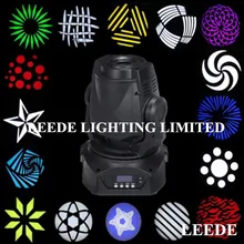 4 шт./партия, 90 Вт светодиодный сценический прожектор с подвижной головкой 6/16DMX, высокое качество,, 90 Вт, призма, светодиодный прожектор, поворотный