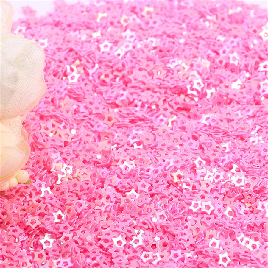 Stars Shape Holographic Purple Color Laser Nail Glitter Paillette Sequins Universe Beauty Decal Nail Tool Wholesale