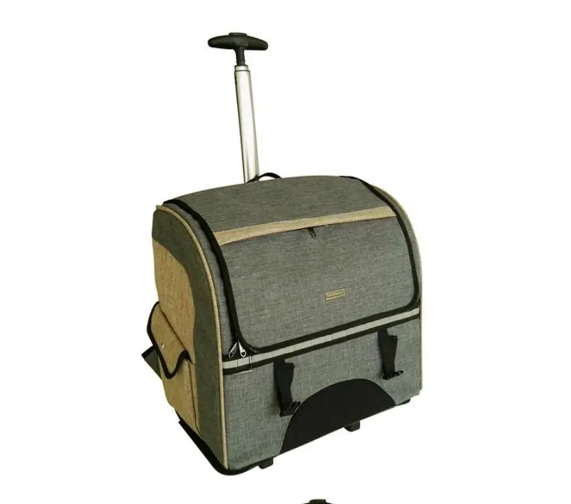 Travel tale Складная Собака чемодан для багажа на колесиках для домашних животных, pet Чехол Сумки на колесах - Цвет: 18 inch