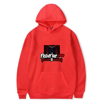 

hot casual hoodie Friday the 13th the game printed hooded sweatshirt men's women's loose tops high quality hooded sweatshirt