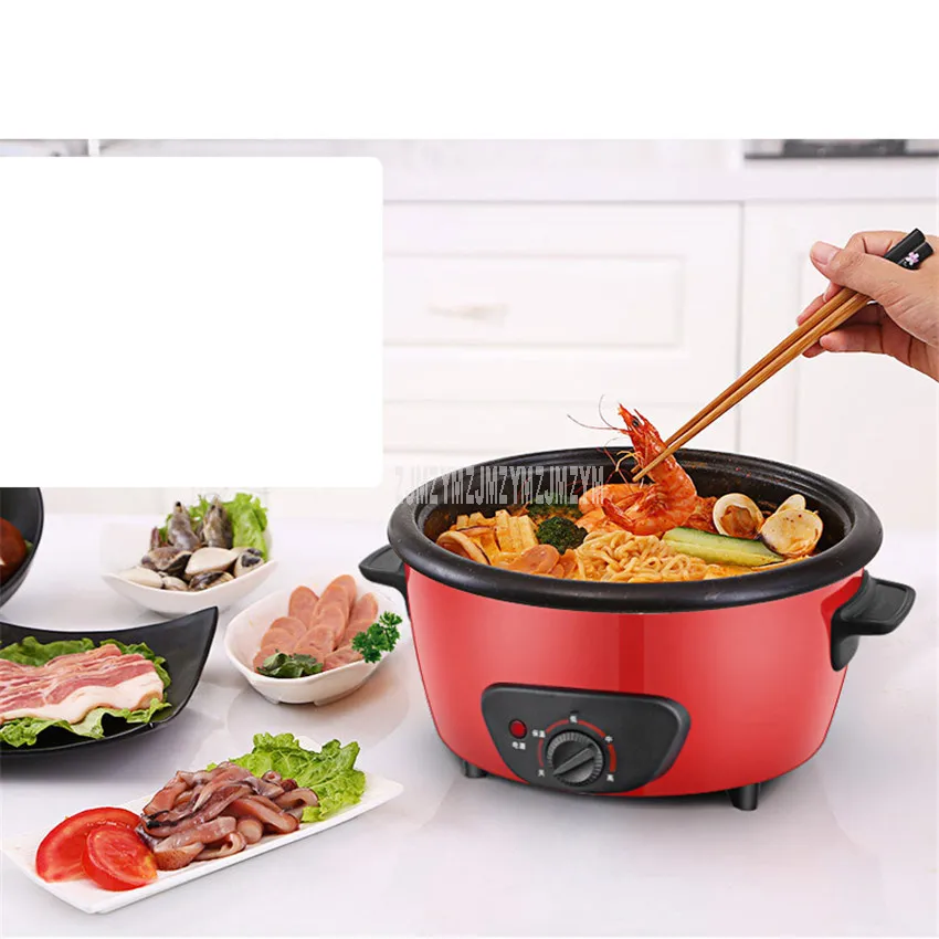 4L Electric Hot Pot Multi Cooker Pot Separatable Non-stick Coating Electric Cooking Machine Stewing Hotpot Cooker 1450W RHG-40A1