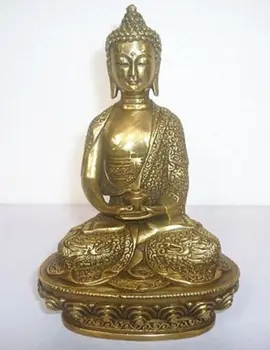 

Tibet Tibetan Bronze Buddha Shakyamuni Statue