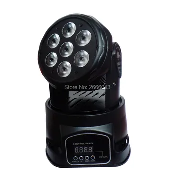 

Niugul 7x12W LED Moving Head Light/RGBW Quad Mini Wash Effect Lights/Disco KTV Party LED DMX Stage Lighting/Chandelier LED Lamp