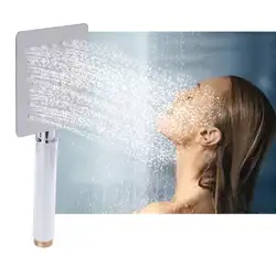 Нержавеющая сталь квадратная ручная душевая головка высокого давления настенные аксессуары для ванной комнаты