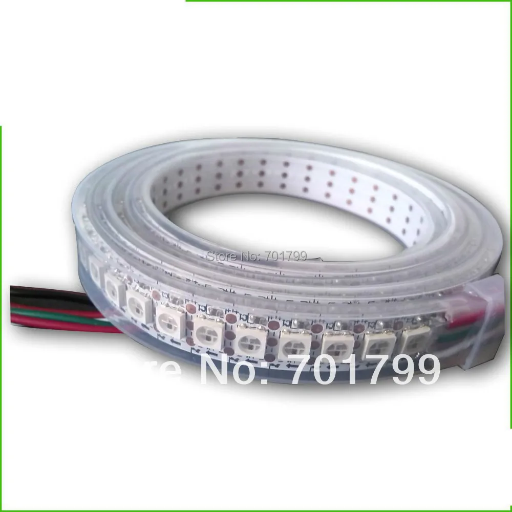 144 светодиодов/м WS2812B(5050 светодиодов rgb со встроенной микросхемой WS2811)
