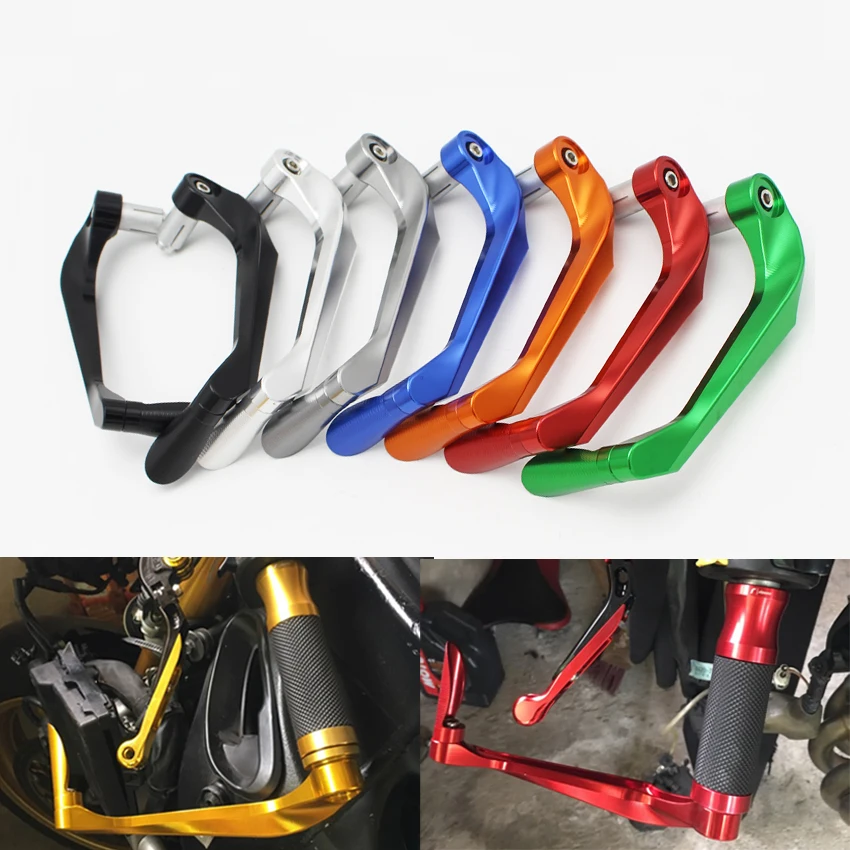 Universal 7/8" 22mm Brake Clutch Levers Protector Brush Motorcycle
