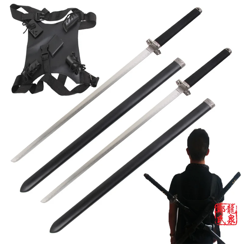 Martial Arts Supply Ninja Twin 41" Katana Sword Set with Scabbards and