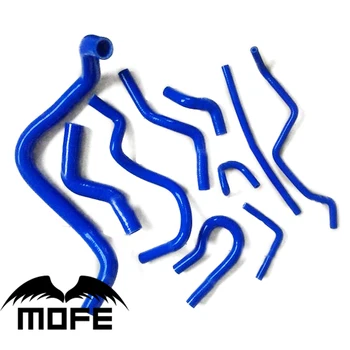 

Mofe 10pcs Blue Silicone Heater Coolant Radiator Pipe Hose Kit For K6 Civic D15 / D16 EG6 92~97