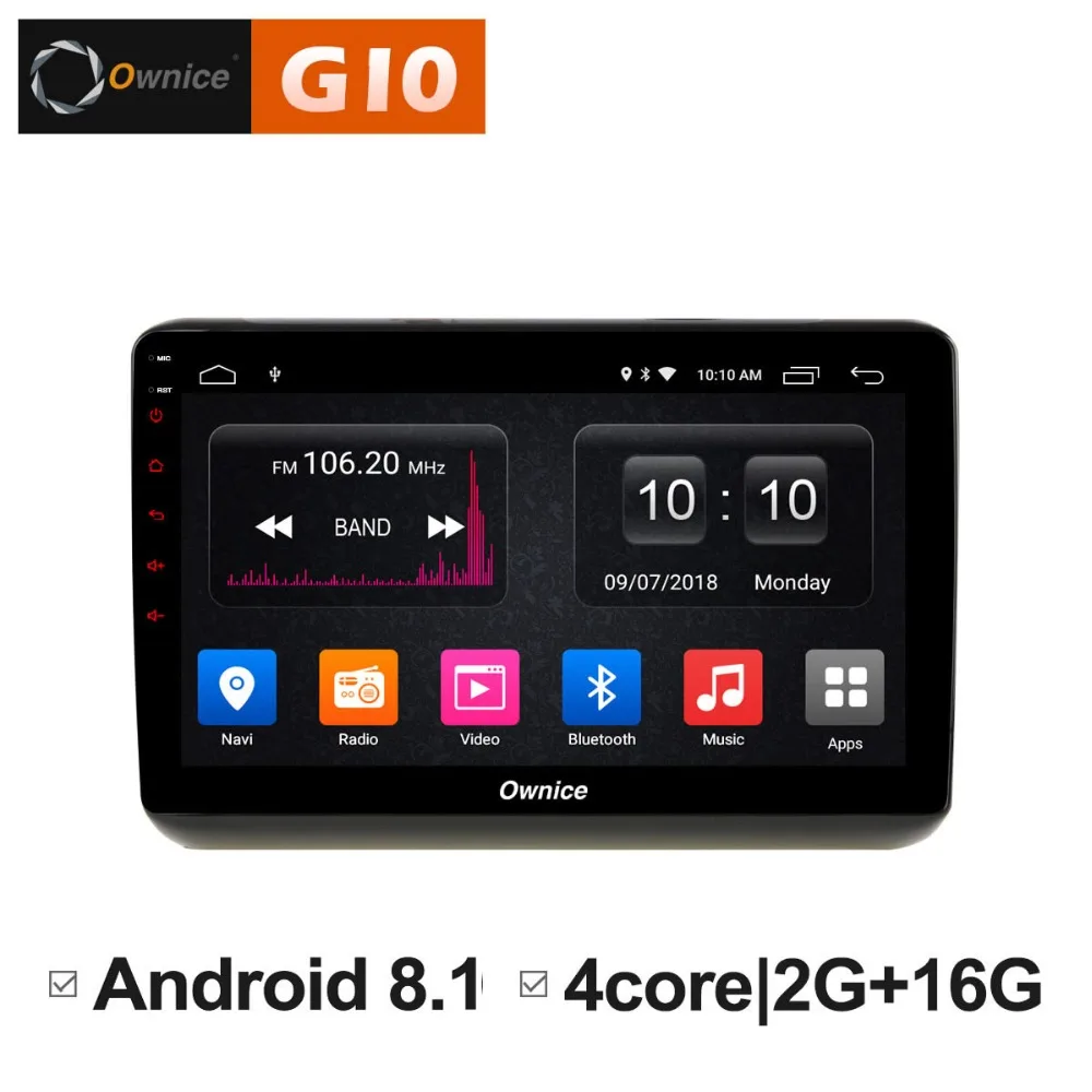 10,1 дюймов четырехъядерный 4 ядра 2 Гб ОЗУ+ 16 Гб ПЗУ Android 8,1 автомобильный dvd-плеер для Honda Vezel gps-навигация, радио, стерео BT